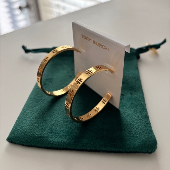 Tory Burch Hoop Earrings - Picture 3 of 8